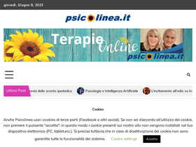 'psicolinea.it' screenshot