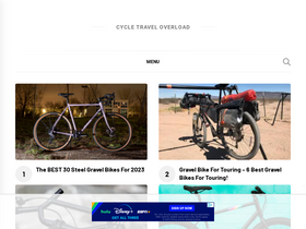 'cycletraveloverload.com' screenshot