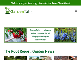 'gardentabs.com' screenshot