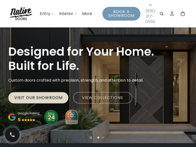 irondoorsdirect.com homepage screenshot