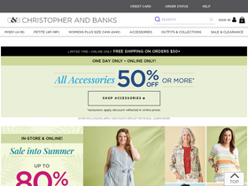 'christopherandbanks.com' screenshot