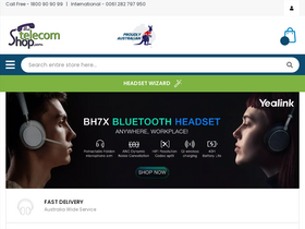 'thetelecomshop.com' screenshot