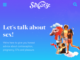 'sexwise.org.uk' screenshot