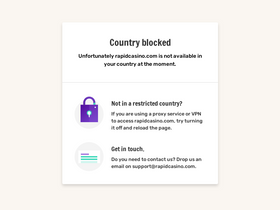 'rapidcasino.com' screenshot