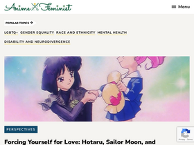 'animefeminist.com' screenshot