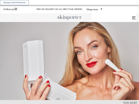 skinporter homepage screenshot