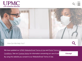 'upmc.com' screenshot
