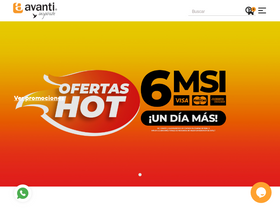 'mueblesavanti.com.mx' screenshot