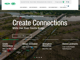 'walshgroup.com' screenshot