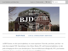 bjanedesign.com homepage screenshot