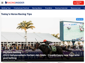 'racinginsider.com' screenshot