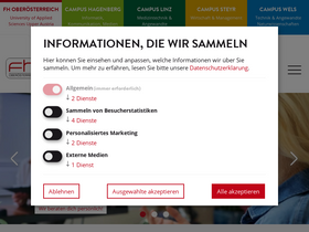 'fh-ooe.at' screenshot