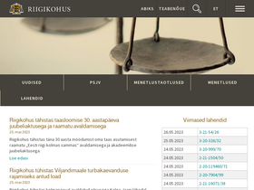 'riigikohus.ee' screenshot