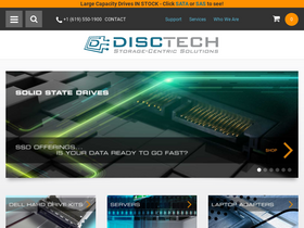 'disctech.com' screenshot