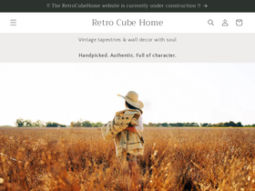 retrocubehome.com homepage screenshot