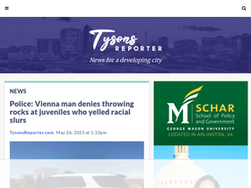 'tysonsreporter.com' screenshot