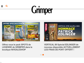 'grimper.com' screenshot