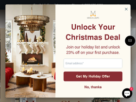 Merlinlamps website screenshot