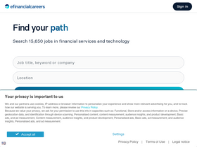 'efinancialcareers-gulf.com' screenshot