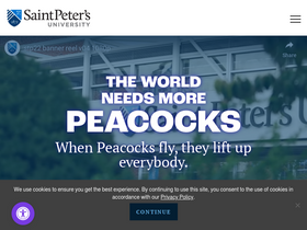 'saintpeters.edu' screenshot