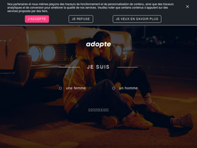 'adopte.app' screenshot