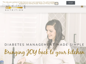 'milkandhoneynutrition.com' screenshot