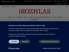 'irozhlas.cz' screenshot