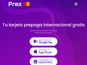 'prexcard.com.ar' screenshot