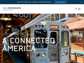 'railpassengers.org' screenshot