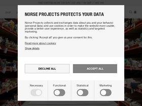 'norseprojects.com' screenshot