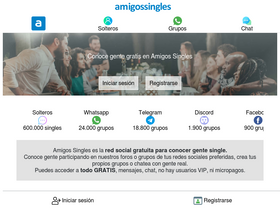 'amigossingles.com' screenshot
