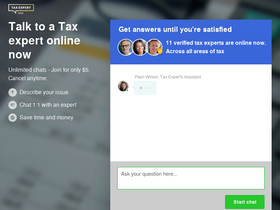 'taxexpertnow.com' screenshot