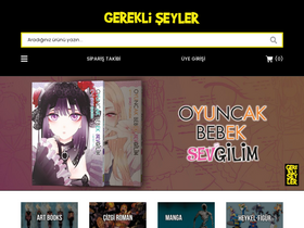 'gerekliseyler.com.tr' screenshot