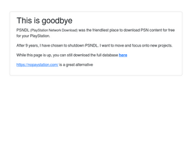 'psndl.net' screenshot