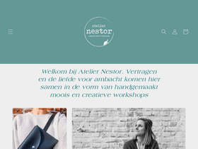 ateliernestor.be homepage screenshot