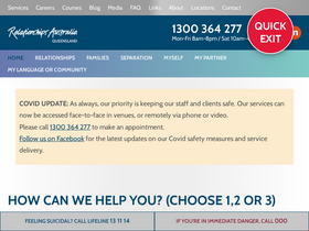 'raq.org.au' screenshot