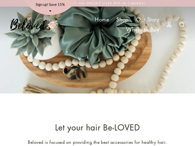 belovedbyemily.ca homepage screenshot