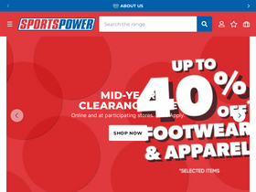 'sportspower.com.au' screenshot
