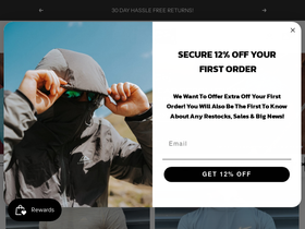 Cdrnapparel homepage screenshot