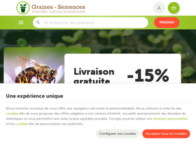 'graines-semences.com' screenshot