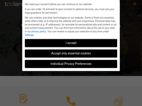 'toolani.com' screenshot