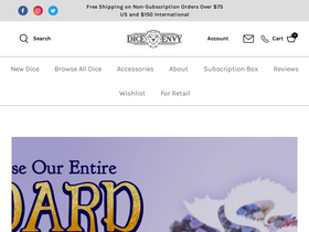 'diceenvy.com' screenshot
