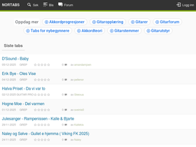 'nortabs.net' screenshot