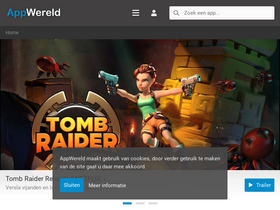 'appwereld.nl' screenshot