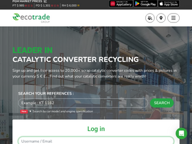'ecotradegroup.com' screenshot