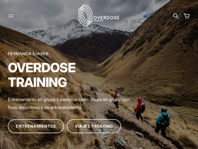 overdosetraining.cl homepage screenshot