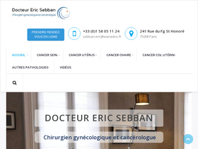 'docteur-eric-sebban.fr' screenshot