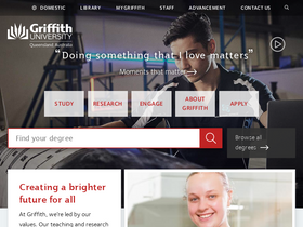 'griffith.edu.au' screenshot