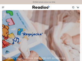 Readioo homepage screenshot