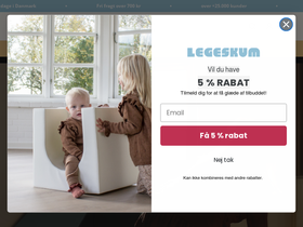 Legeskum homepage screenshot